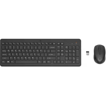 HP 330 langaton hiiri- ja näppäimistö-yhdistelmä, täysikokoinen (100%), langaton, RF Wireless, musta, hiiri mukana