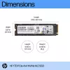 HP 1TB PCIe-4x4 NVMe SSD-kiintolevy, 1 TB, M.2