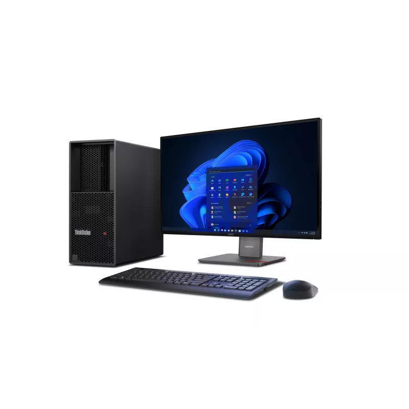 Lenovo ThinkStation P3 Tower Gen 2 Intel Core Ultra 9 285K 64 GB DDR5-SDRAM 1 TB SSD Windows 11 Pro -työasema musta