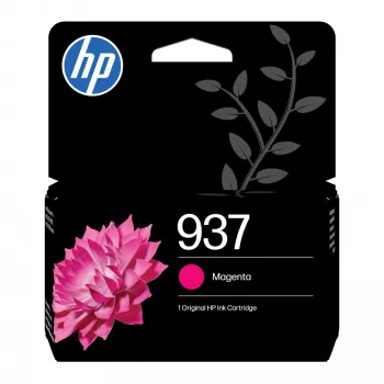 HP 937 magenta alkuperäinen mustekasetti, vakiokapasiteetti, magenta, 1 kpl, 800 sivua, yksittäispakkaus