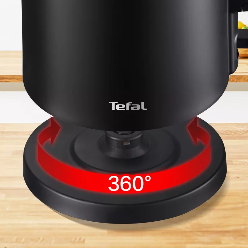 Tefal Thermo Protect KO1408E0 sähköinen vedenkeitin 1,5 l 1500 W musta