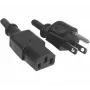 Hypertec 809030-HY virtajohto musta 1,8 m pistoke tyyppi B kylmälaitekaapeli C13