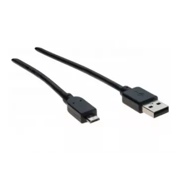 Hypertec 532456-HY USB 2.0 -kaapeli, USB A - Micro-USB B, 2 m, musta