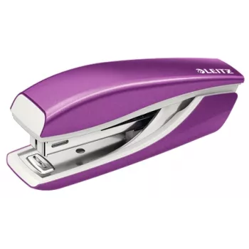 Leitz NeXXt WOW mini-metalliniittauslaite, 10 arkkia, violetti, P2, metalli, muovi, 80 g/m², 3,5 cm