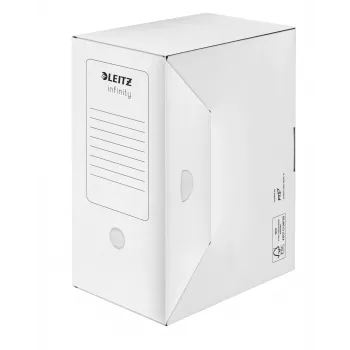 Leitz arkistolaatikko Infinity FSC® 150 mm, valkoinen, A4, 290 g, 150 x 330 x 255 mm