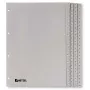 Rexel PP-välilehdet, harmaa, numeerinen, numeerinen välilehtirekisteri, polypropeeni (PP), harmaa, A4, 226 mm, 297 mm