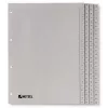 Rexel PP-välilehdet, harmaa, numeerinen, numeerinen välilehtirekisteri, polypropeeni (PP), harmaa, A4, 226 mm, 297 mm