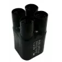 3M SKE 4F/1+2, kutistesukka, musta, 10 cm, 3,5 cm, 1 kpl, 120 °C