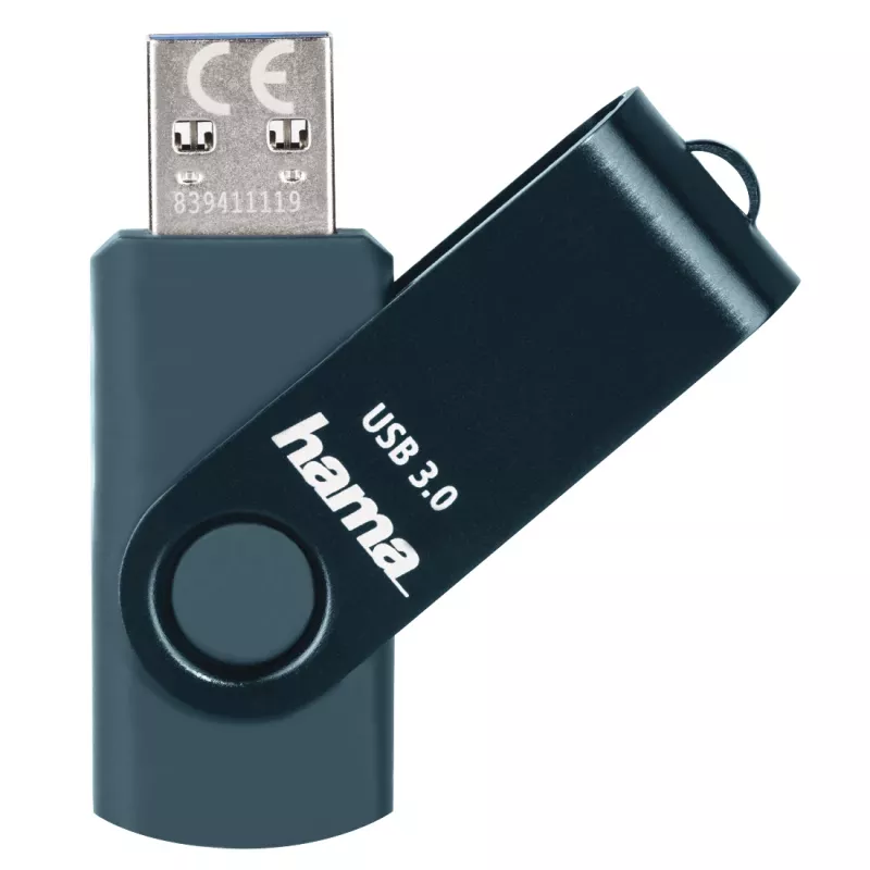 Hama Rotate USB-muistitikku 64 GB USB Type-A 3.2 Gen 1 (3.1 Gen 1) sininen