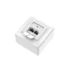 Hama 00300029 verkkopistorasia 2 x RJ-45 valkoinen