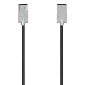 Hama ultraohut HDMI-kaapeli 2 m HDMI tyyppi A (Standard) musta, hopea