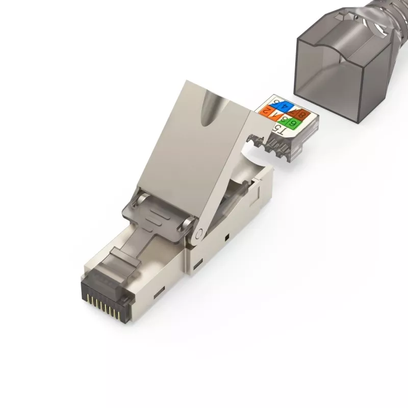 Hama 00200793 johdinliitin RJ45 harmaa
