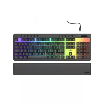 Hama 00217830 näppäimistö pelaaminen USB QWERTZ saksa musta