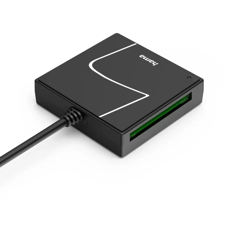 Hama 00200148 kortinlukija USB 3.2 Gen 1 (3.1 Gen 1) Type-A/Type-C musta
