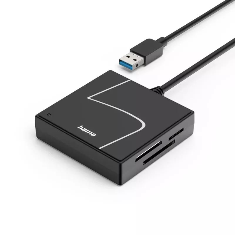 Hama 00200148 kortinlukija USB 3.2 Gen 1 (3.1 Gen 1) Type-A/Type-C musta