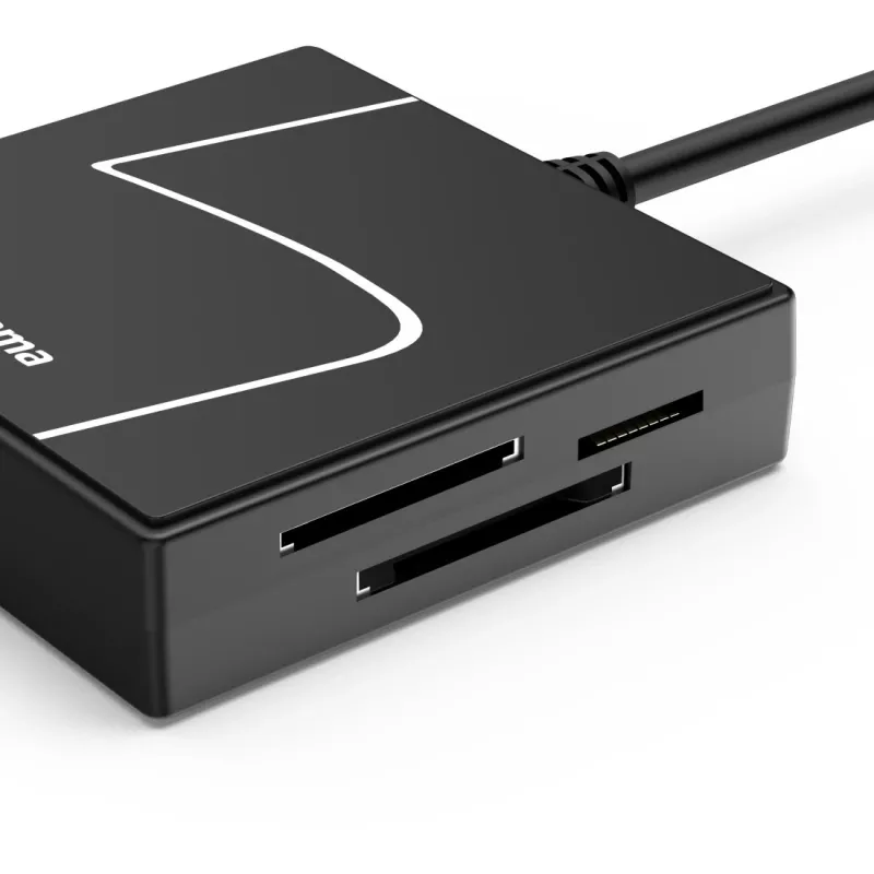 Hama 00200148 kortinlukija USB 3.2 Gen 1 (3.1 Gen 1) Type-A/Type-C musta
