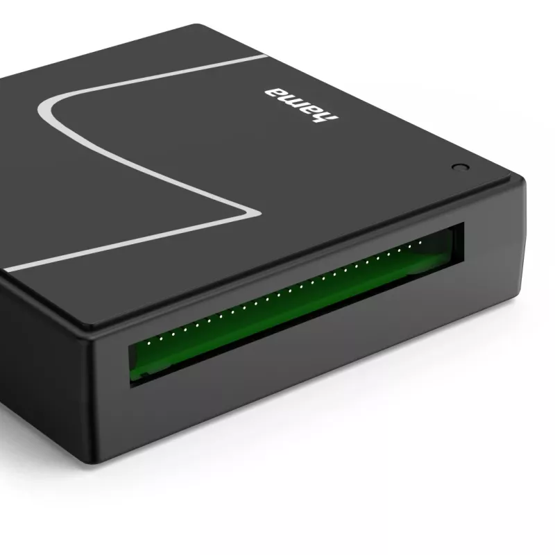 Hama 00200148 kortinlukija USB 3.2 Gen 1 (3.1 Gen 1) Type-A/Type-C musta