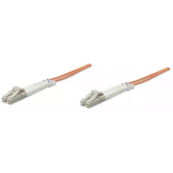 EFB Elektronik O0310.5 Duplex-kuituoptinen kytkentäkaapeli, LC-LC, OM2 50/125 µm, LSZH, 5 m, oranssi