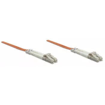EFB Elektronik O0310.5 Duplex-kuituoptinen kytkentäkaapeli, LC-LC, OM2 50/125 µm, LSZH, 5 m, oranssi