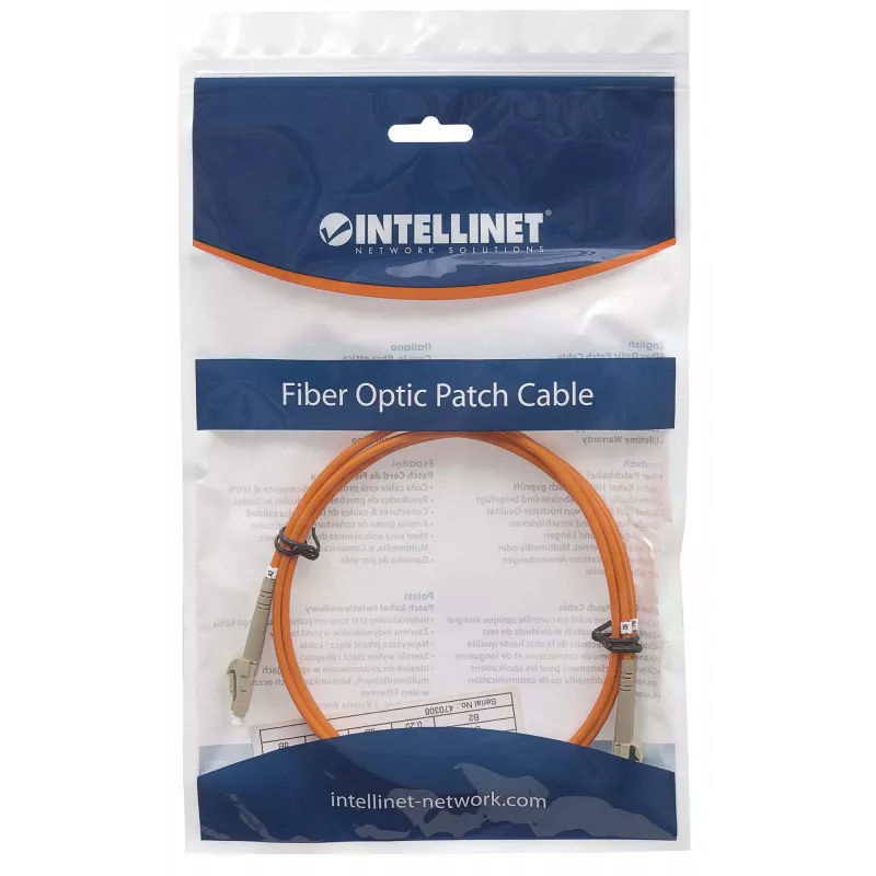 EFB Elektronik O0310.5 Duplex-kuituoptinen kytkentäkaapeli, LC-LC, OM2 50/125 µm, LSZH, 5 m, oranssi