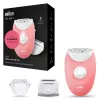 Braun Silk-epil 3-277 epilaattori, valkoinen/pinkki