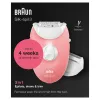 Braun Silk-epil 3-277 epilaattori, valkoinen/pinkki