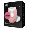 Braun Silk-epil 3-277 epilaattori, valkoinen/pinkki