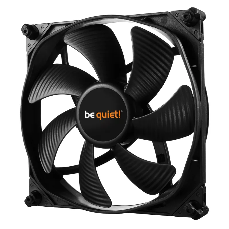 be quiet! SilentWings 3 tietokonekotelon tuuletin 14 cm musta
