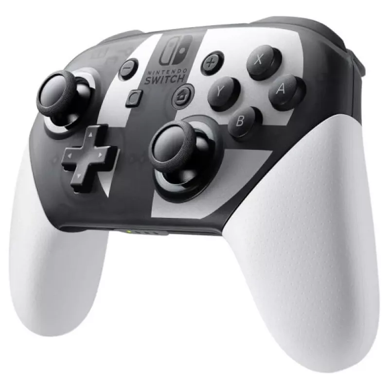Nintendo Switch Pro ohjain Super Smash Bros. Ultimate Edition musta, harmaa, valkoinen Bluetooth-peliohjain analoginen / digitaalinen Nintendo Switch
