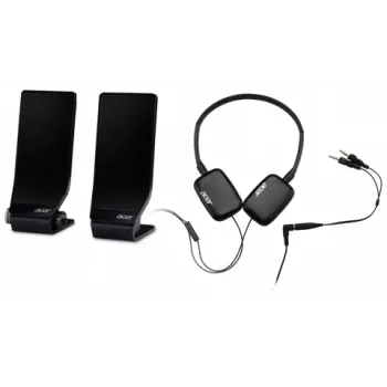 Acer NP.HDS11.00G kuulokkeet/headset johdollinen pääpanta puhelut/musiikki musta