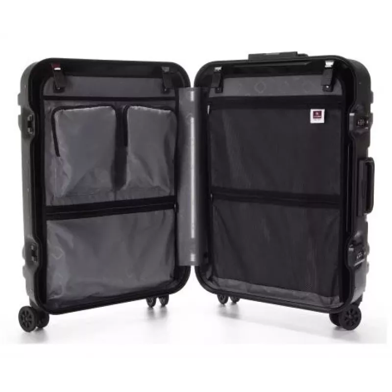 Acer GP.BAG11.009 matkalaukku trolley musta alumiini, polykarbonaatti (PC)