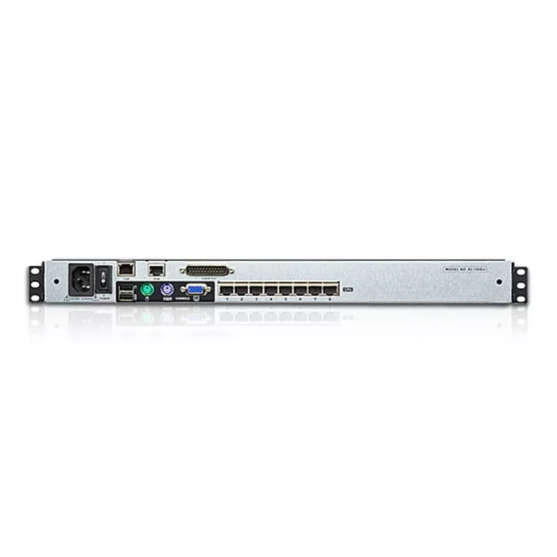 ATEN KL1508AiN 8-porttinen Dual-Rail LCD KVM-over-IP telinekonsoli