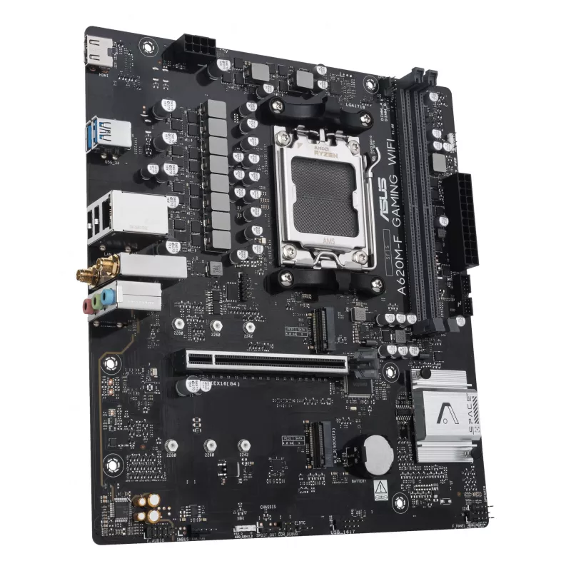 ASUS A620M-F GAMING WIFI AMD A620 kanta AM5 micro ATX