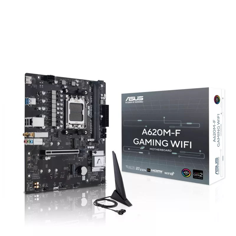ASUS A620M-F GAMING WIFI AMD A620 kanta AM5 micro ATX