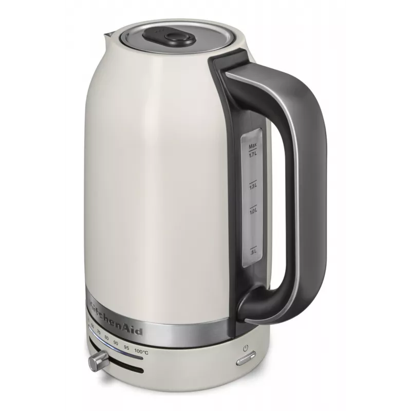 KitchenAid 5KEK1701EPL vedenkeitin 1,7 l 2400 W musta, ruostumaton teräs, valkoinen