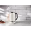 KitchenAid 5KEK1701EPL vedenkeitin 1,7 l 2400 W musta, ruostumaton teräs, valkoinen