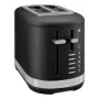 KitchenAid 859711684250 leivänpaahdin 7 2 viipaletta 980 W musta, ruostumaton teräs