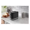 KitchenAid 859711684250 leivänpaahdin 7 2 viipaletta 980 W musta, ruostumaton teräs