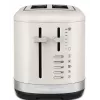KitchenAid 859711684260 leivänpaahdin 7 2 viipaletta 980 W musta, ruostumaton teräs, valkoinen