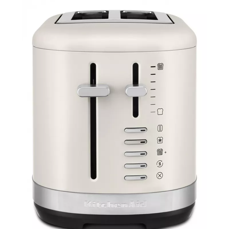 KitchenAid 859711684260 leivänpaahdin 7 2 viipaletta 980 W musta, ruostumaton teräs, valkoinen