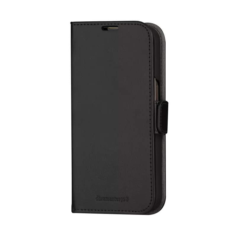 dbramante1928 Stockholm – iPhone 17e/16e/15/14/13 – musta, folio, Apple, iPhone 17e/16e/15/14/13, musta