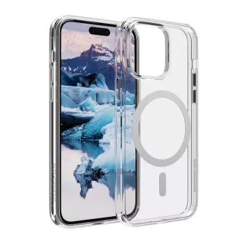 dbramante1928 Iceland Pro MagSafe-yhteensopiva – iPhone 15 Pro Max, kotelo, Apple, iPhone 15 Pro Max, läpinäkyvä, valkoinen