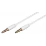 Microconnect AUDLL05W audiokaapeli 0,5 m 3,5 mm valkoinen