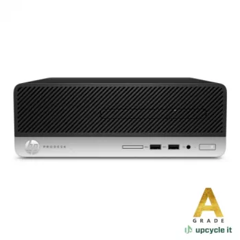 upcycle it HP ProDesk 400 G5 SFF (kunnostettu) A Intel® Core™ i5 i5-8400T 16 GB DDR4-SDRAM 256 GB SSD Windows 11 Pro tietokone musta, hopea