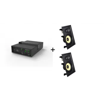 Vivolink Audiopack subwoofer + 2 x Premium-upotettavaa kaiutinta (Limited Bundle Pack Offer) musta johdollinen 110 W