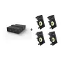 Vivolink Audiopack subwoofer + 4 x Premium-upotettavaa kaiutinta - (rajoitettu bundle-paketti-tarjous) musta johdollinen 110 W
