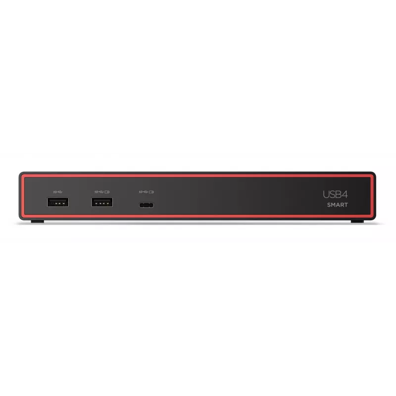 Lenovo ThinkPad USB4 Smart Dock 5500 135 W laturilla, johdollinen, musta