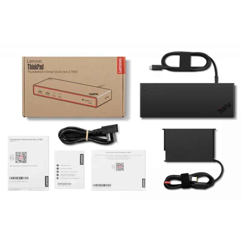 Lenovo ThinkPad Thunderbolt 4 Smart Dock Gen2 7500 johdollinen musta