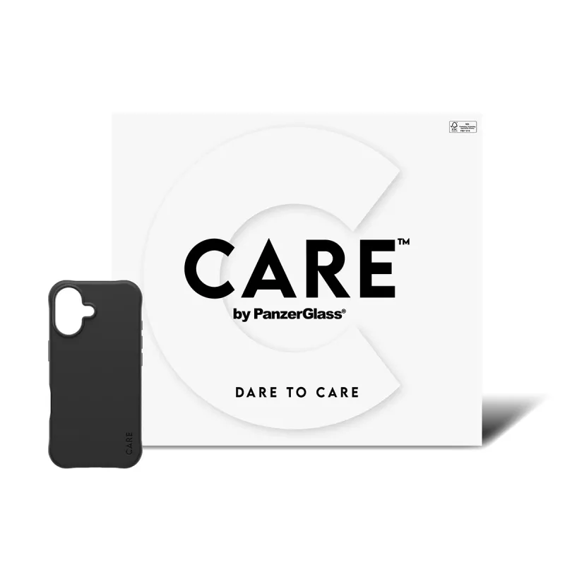 PanzerGlass CARE™ by ® Samba Case musta MagSafe-yhteensopiva iPhone 17 | Bulk