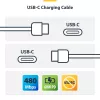 StarTech.com 1 m (3,3 ft) valkoinen USB-C-latauskaapeli 2 kpl:n pakkaus, USB-C-kaapeli, USB 2.0 Type-C kannettavan tietokoneen latauskaapeli, 60 W 3 A Power Delivery, TPE-päällyste, USB-C-tiedonsiirtokaapeli, M/M